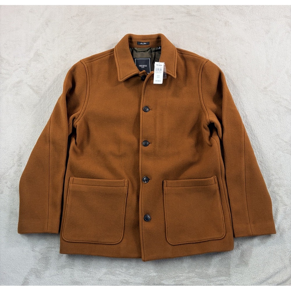 Todd Snyder Italian Wool Cashmere Chore Coat Jacket in Cafe Men Medium NWT $698